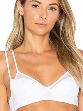 Maison Close‎ Triangle Back Hook Bra White 34B